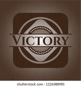 Victory wooden signboards