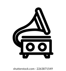 victrola icon or logo isolated sign symbol vector illustration - high quality black style vector icons
