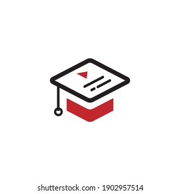 icono del vector de diseño del logotipo de la academia de vídeo