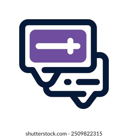 Video Icono de anuncios. Icono de Vector de doble tono para su Sitio web, móvil, presentación y diseño de logotipo.