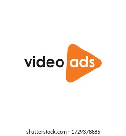 Video Ads Logo Vector and Button