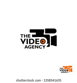 video agency logo icon sign symbol camera vector eps 10