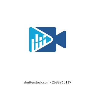 Video Vector de diseño de iconos de logotipo analítico