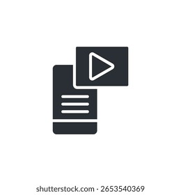 vídeo app ícone coleção .design estilo com fundo