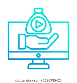 Video Elemento De Icono De Activo Para Diseño
