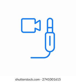 video audio icon sign vector