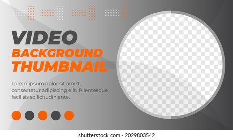 video background thumbnail template design