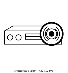 video beam projector icon