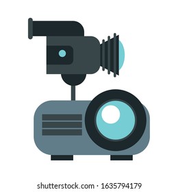 video bean player with handy cam vector illustration design
