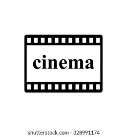 video - black vector icon