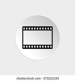 video  - black vector icon
