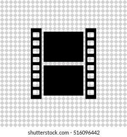 Video  - black vector icon