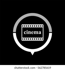 video -  black vector icon