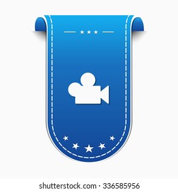 Video blue Vector Icon Design