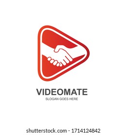 Video business logo design vector