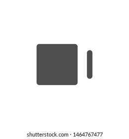 Video button icon isolated on white background. Trendy Record symbol modern, simple, vector, icon for website design, mobile app, ui. Vector Illustration