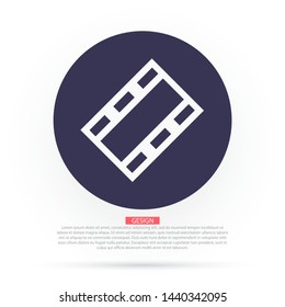Video button icon . Lorem Ipsum Illustration design