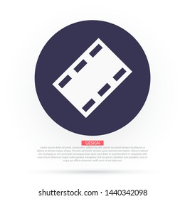 Video button icon . Lorem Ipsum Illustration design