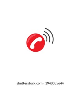 Video call or communication button icon set