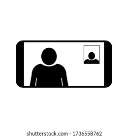 Video call conference, working from home, social distancing, business discussion