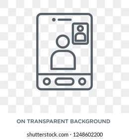 Video call icon. Video call design concept from Communication collection. Simple element vector illustration on transparent background.