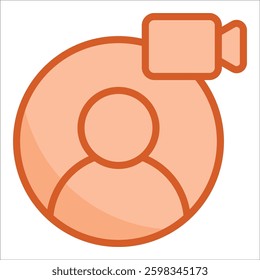 Video Call Icon Element For Design