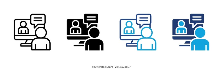 Video Call Icon Element For Design
