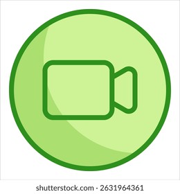 Video Call Icon Element For Design