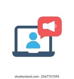 Video Call Icon for Face-to-Face Communication