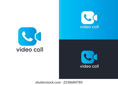 Video Call Icon Logo. Video call icon design