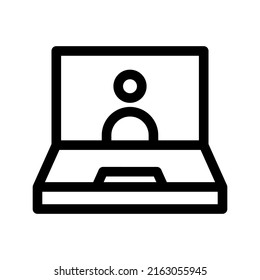 icono de videollamada o logotipo símbolo de señalización aislado ilustración vectorial de alta calidad estilo negro vectores iconos
