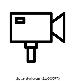 video call icon or logo isolated sign symbol vector illustration - high quality black style vector icons
