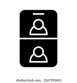 video call icon or logo isolated sign symbol vector illustration - high quality black style vector icons

