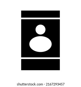video call icon or logo isolated sign symbol vector illustration - high quality black style vector icons
