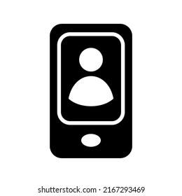 video call icon or logo isolated sign symbol vector illustration - high quality black style vector icons
