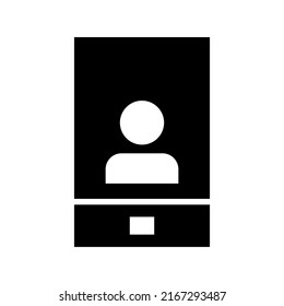 icono de videollamada o logotipo símbolo de señalización aislado ilustración vectorial de alta calidad estilo negro vectores iconos
