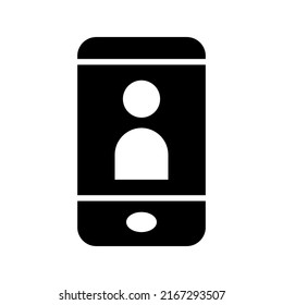 icono de videollamada o logotipo símbolo de señalización aislado ilustración vectorial de alta calidad estilo negro vectores iconos

