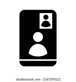 video call icon or logo isolated sign symbol vector illustration - high quality black style vector icons
