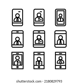 video call icon or logo isolated sign symbol vector illustration - Collection of high quality black style vector icons
