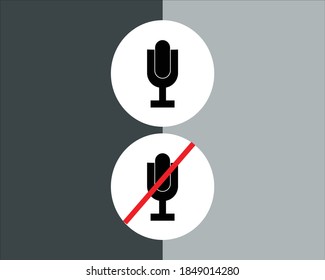 Video call icon set for screen template for online video app