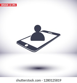 Video Call icon. Vector  Eps 10 