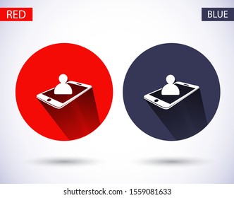 Video Call icon. Vector Eps 10 . Lorem Ipsum Flat Design