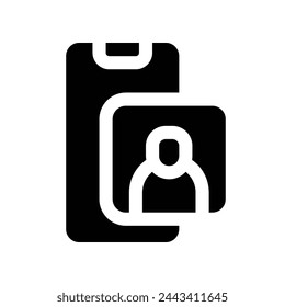 icono de videollamada. icono de glifo vectorial para su sitio web, móvil, presentación y diseño de logotipo.