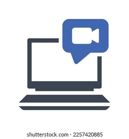 Icono de videollamada, Vector Graphics