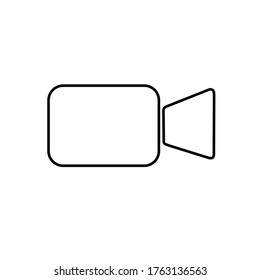video call icon vector illustration