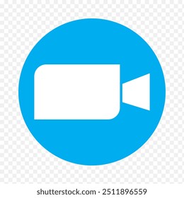 Vetor do ícone de chamada de vídeo. ilustração do vetor do ícone de chamada de vídeo.