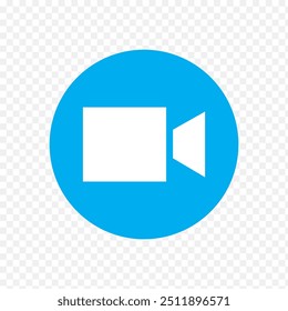 Video Vector Video de ícono de llamada. Ilustración vectorial de ícono de llamada.
