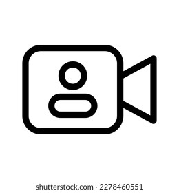 Icono de videollamada Ilustración de diseño