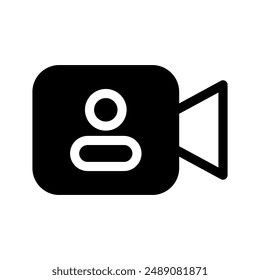 Video Call Icon Vector Symbol Design Illustration