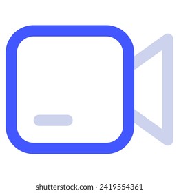 Icono de videollamada para web, app, uiux, infografía, etc